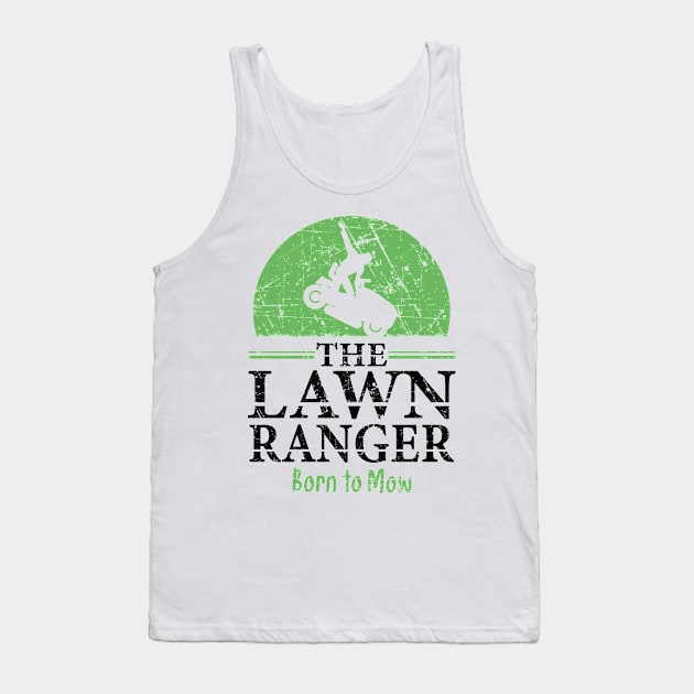 The Lawn Ranger Tractor Mowing Tank Top by Tom´s TeeStore